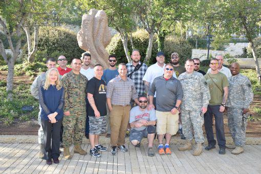 Heroes to Heroes Foundation brought USA army war veterans to Yad Vashem together with their Israeli counterparts - hosted by Christian Friends of Yad Vashem
